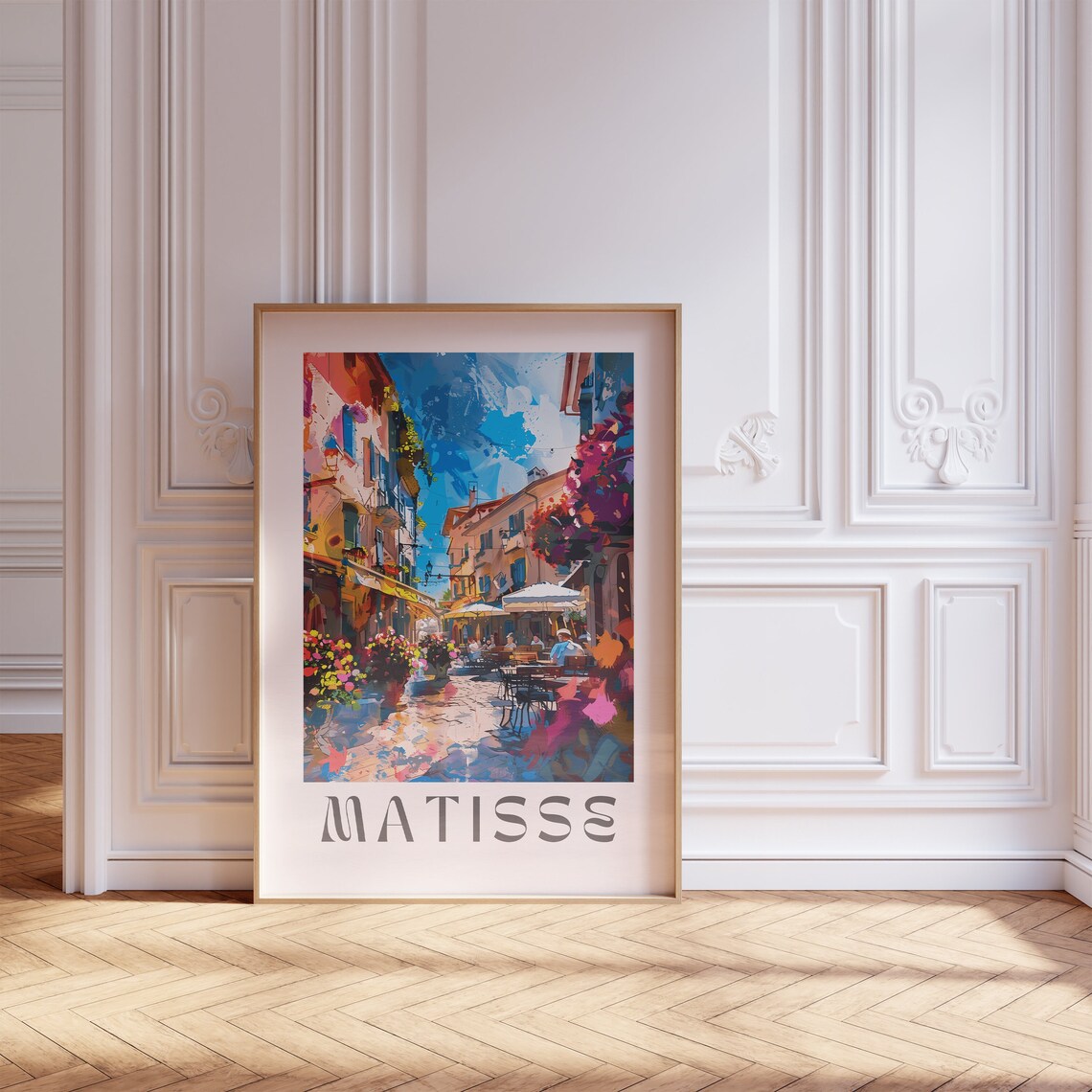 Henri Matisse European Street Cafe Colorful Modern Art Poster