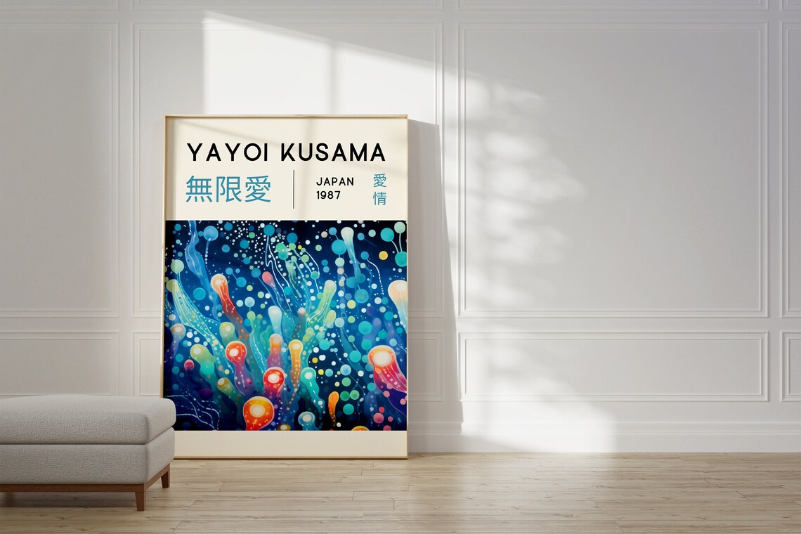 Yayoi Kusama Home Wall Decor Poster Print