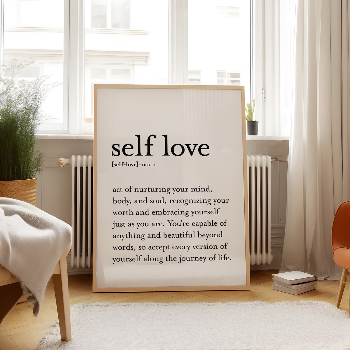 Therapy Office Decor Self Love Printable Wall Art Therapist Office Wall Art Definition Prints Poster Selflove Art - Image 3