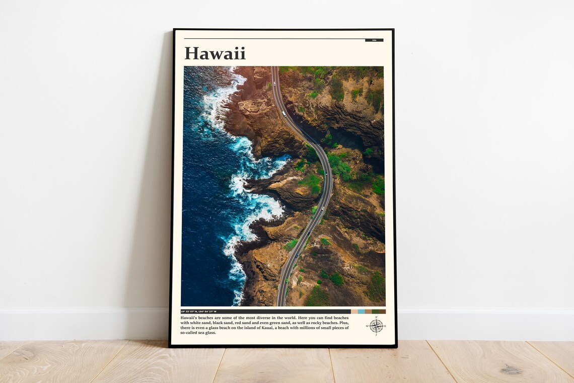 Travel Photography Hawaii Print Hawaii Wall Art Hawaii Poster Hawaii Photo Hawaii Poster Print Hawaii Wall Decor Hawaiian Usa