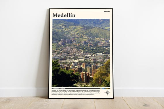 Travel Photography Medelln Print Medelln Wall Art Medelln Poster Medelln Photo Medelln Poster Print Colombia Medelln Art