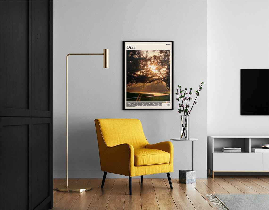 Travel Photography Ojai Print Ojai Wall Art Ojai Poster Ojai Photo Ojai Poster Print Ojai California Wall Decor - Image 3