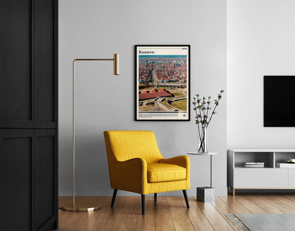 Travel Photography Kosovo Print Kosovo Wall Art Kosovo Poster Kosovo Photo Kosovo Poster Print Kosovo Wall Decor - Image 2