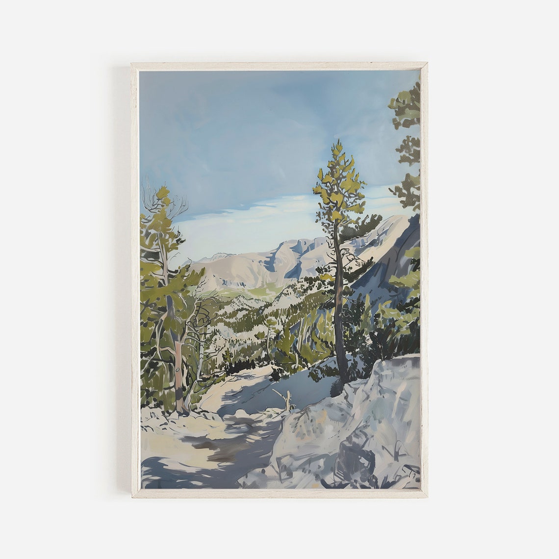 Great Basin National Park Rocky Mountain Valley Painting Poster