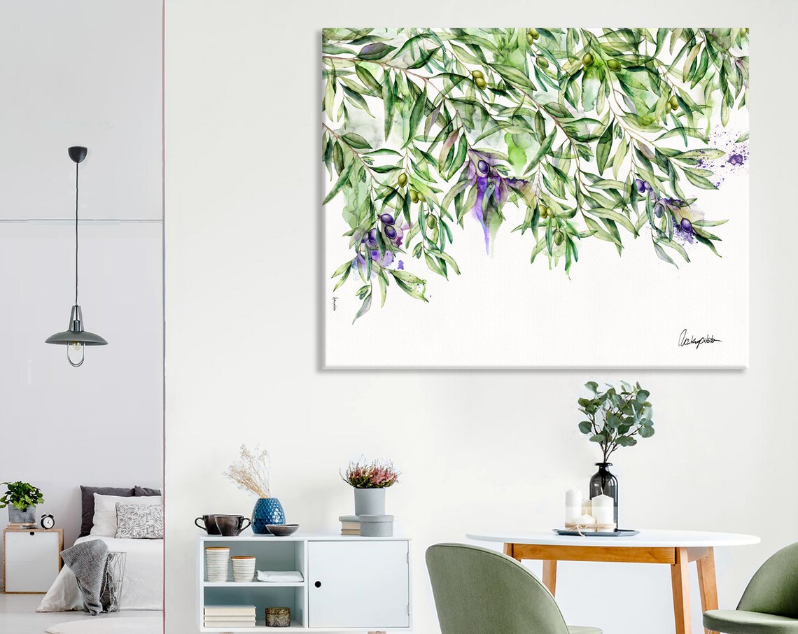 Botanical Wall Art for Dining Room, Art Print