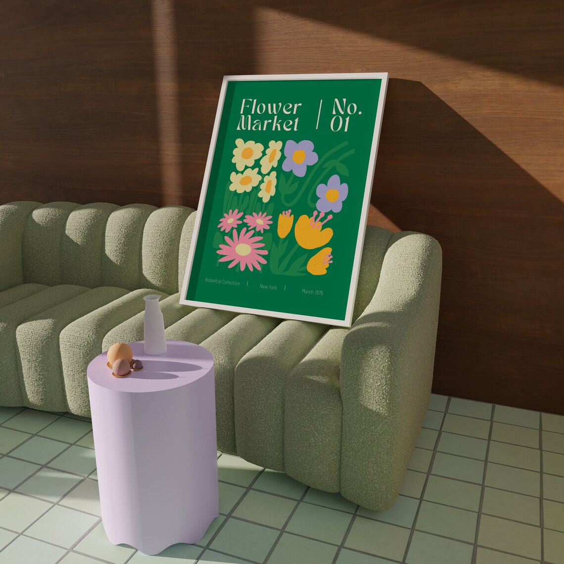 Flower Market New York Poster, Dorm Room Decor - Image 5