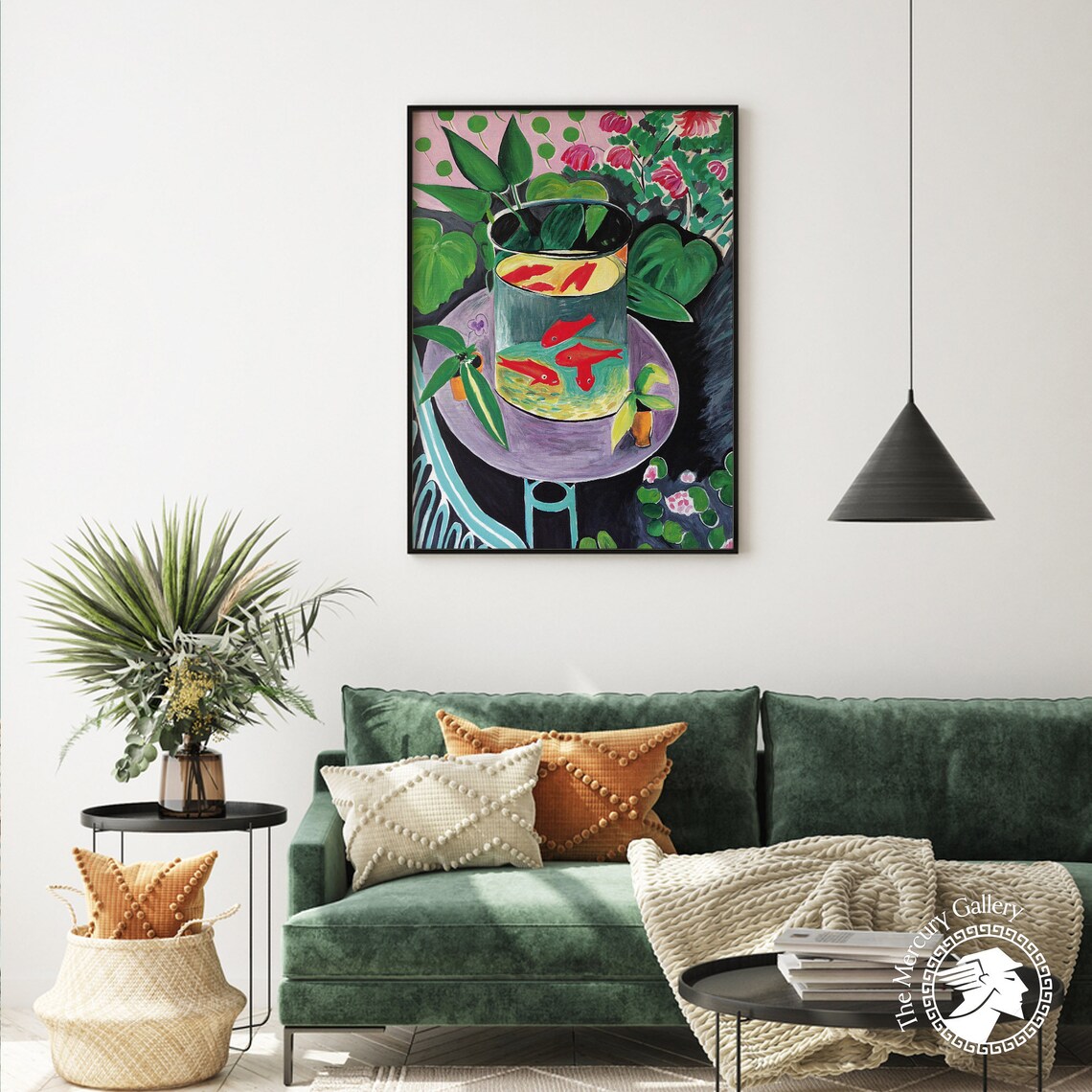 Henri Matisse Goldfish, Mid-Century Modern Art Print - Image 4