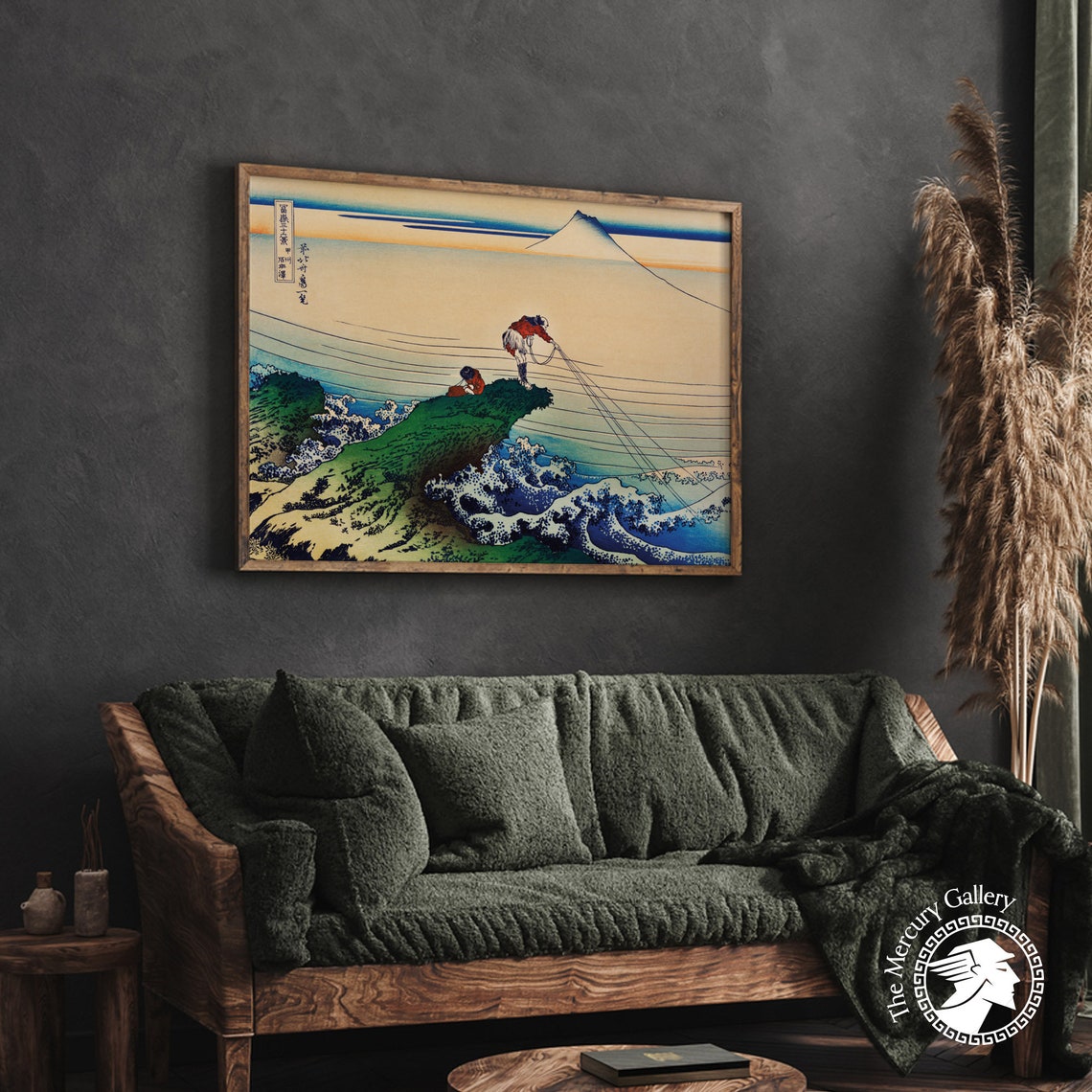 Japanese Poster Print Hokusai Art Print Hokusai Poster Hokusai Wall Art Japanese Art Print Japanese Decor Vintage Print - Image 4