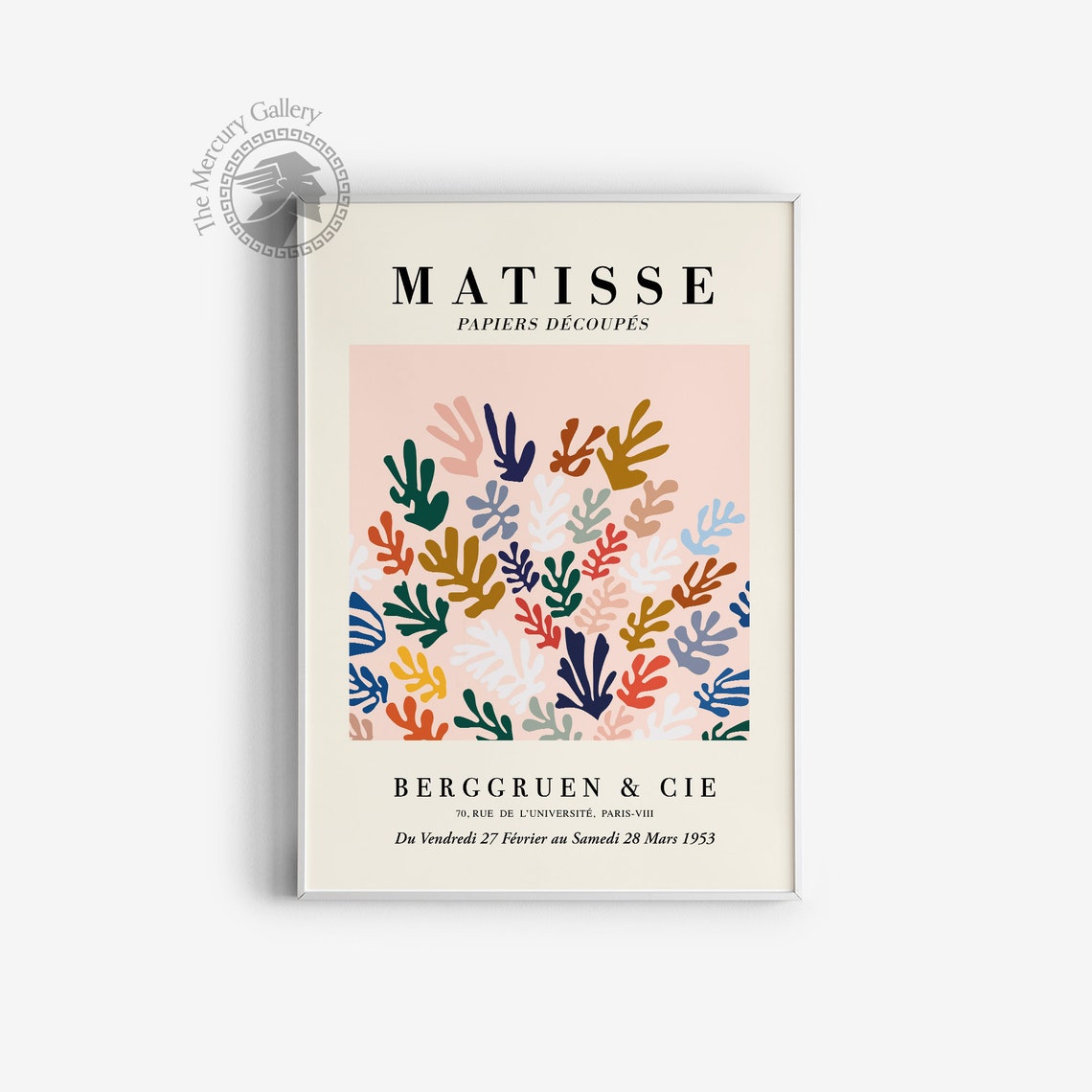 Henri Matisse Exhibition Poster Matisse Papiers Decoupes Botanical Wall Art Boho Wall Decor - Image 4