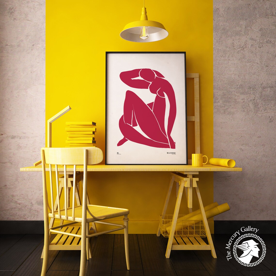 Matisse Style Nude Cutout Exhibition Poster - Image 6