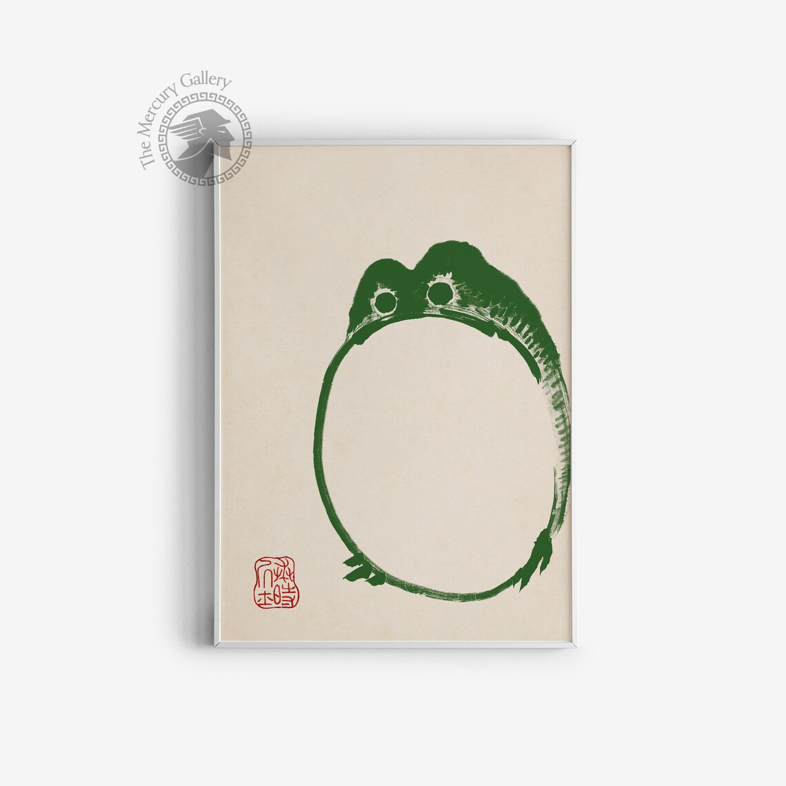 Vintage Frog Painting Matsumo Hoji Art Print - Image 3