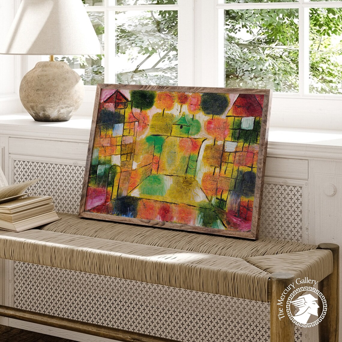 Paul Klee Tree And Architecture Rhythms Art Print - Image 5