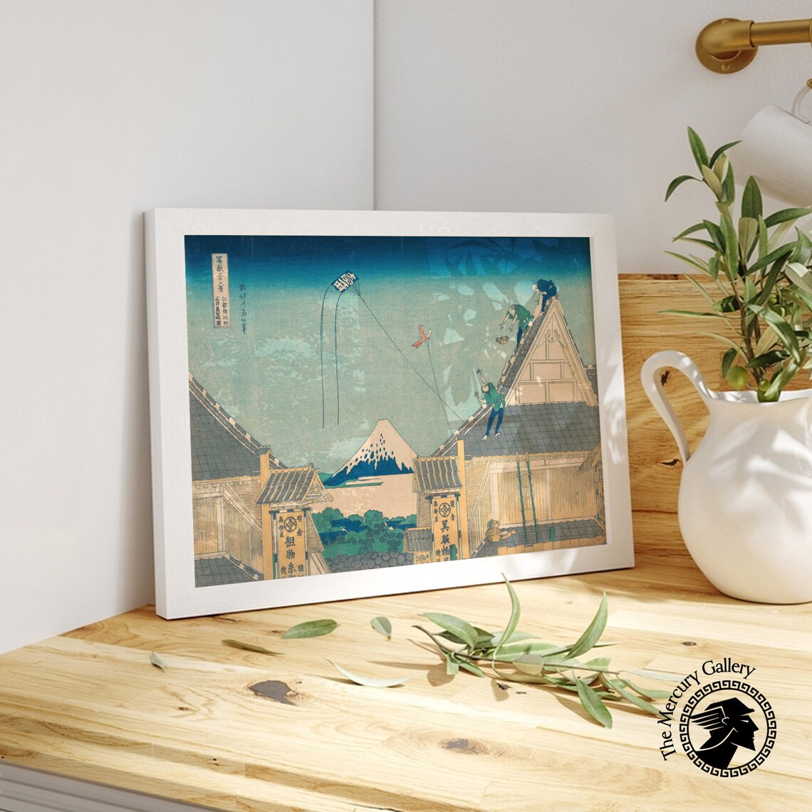 Hokusai Art Print, Thirty-Six Views Of Mount Fuji - Image 2