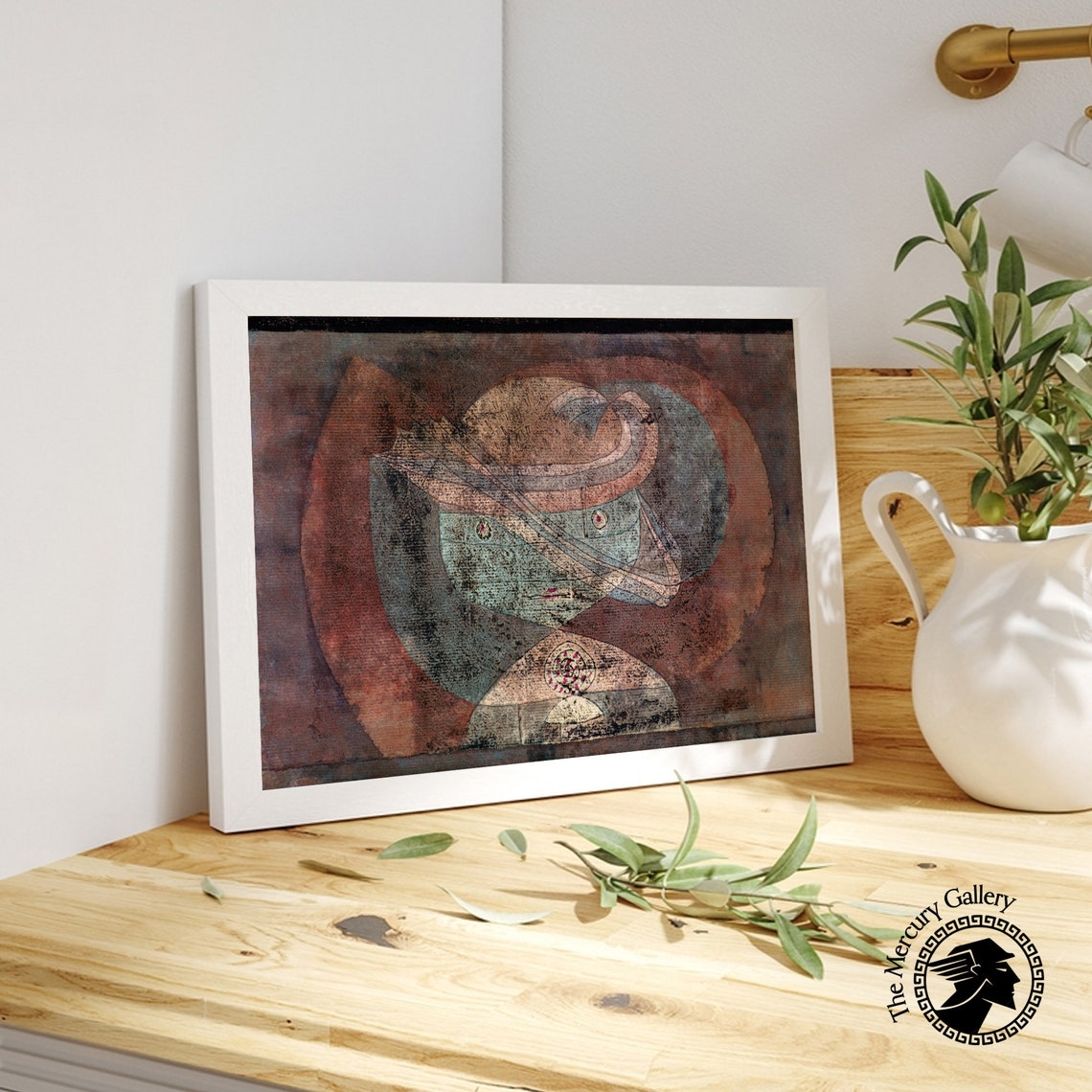 Paul Klee Movement Around A Child 1928 Swirling Face Art Print - Image 4