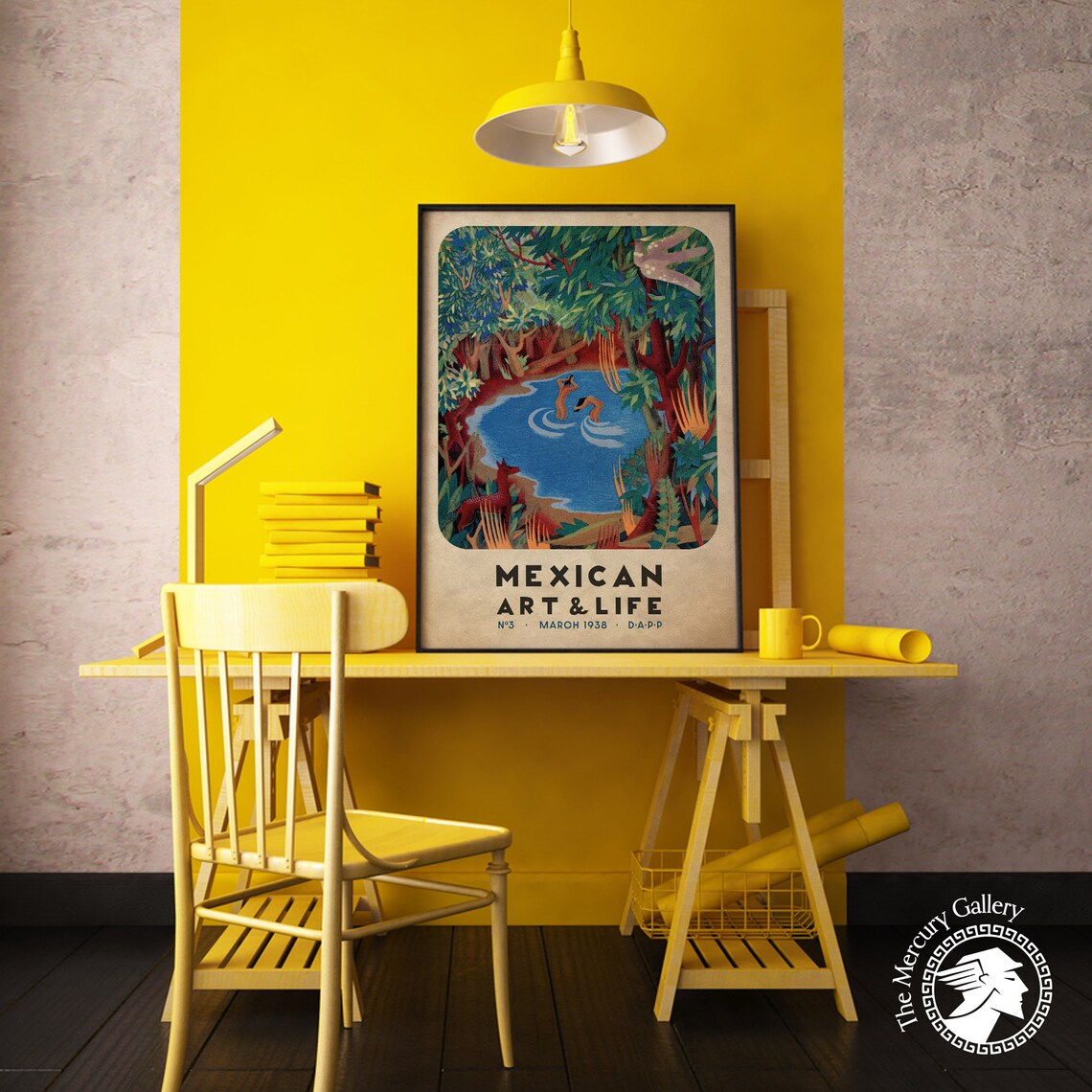 Vintage Mexican Travel Poster, Mexico Magazine Cover - Image 5