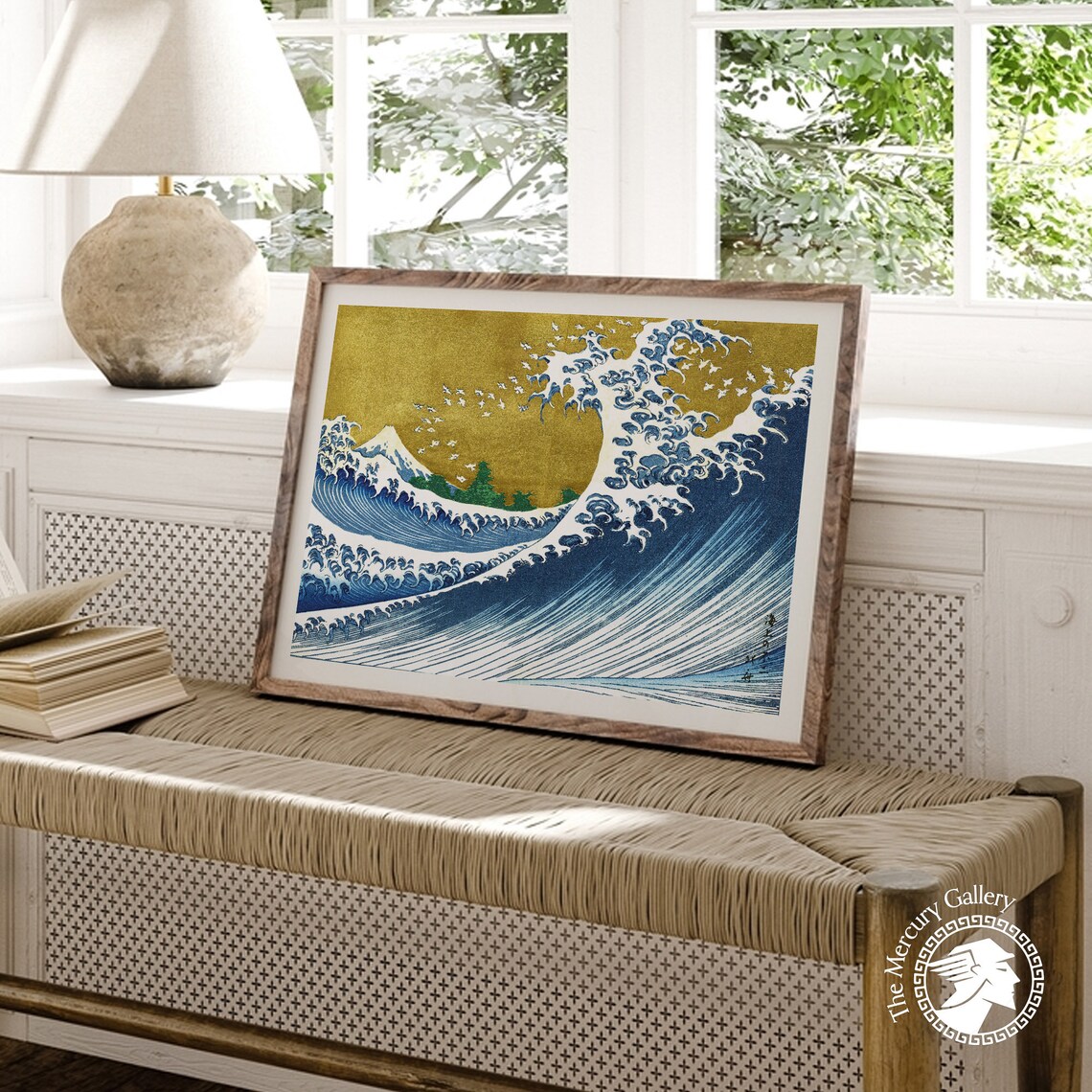 Katsushika Hokusai Vintage Big Wave Poster Print - Image 4