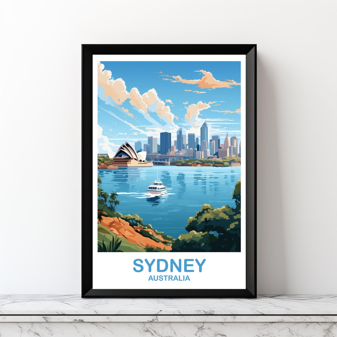 Sydney Travel Wall Art Australia Travel Wall Art Sydney Wall Art City Skyline Wall Art New South Wales Dt2aunswsy1
