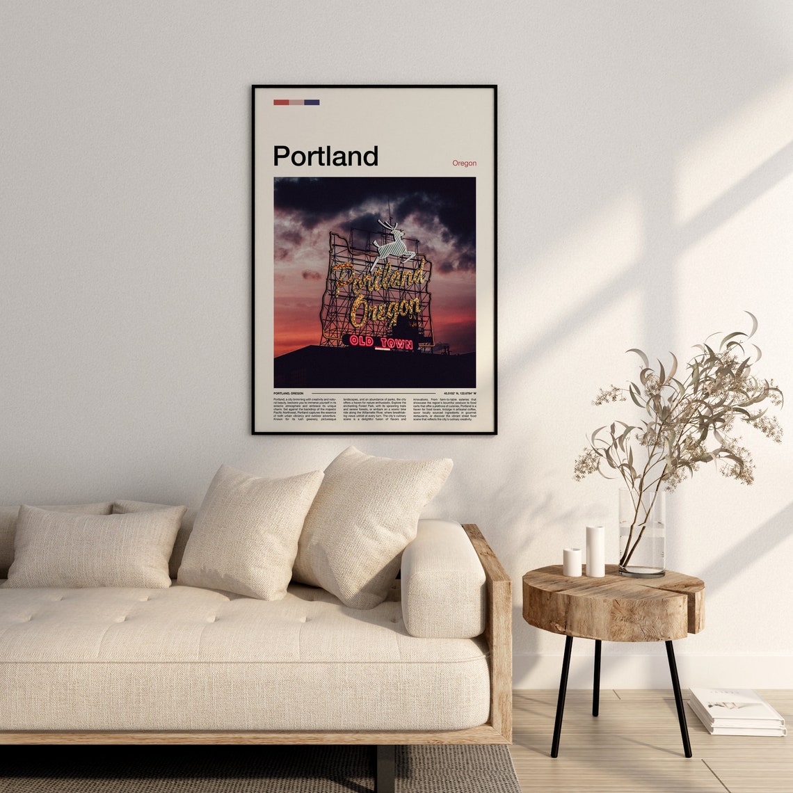 Portland Print Portland Poster Portland Wall Art Oregon Art Print Portland Photo - Image 3