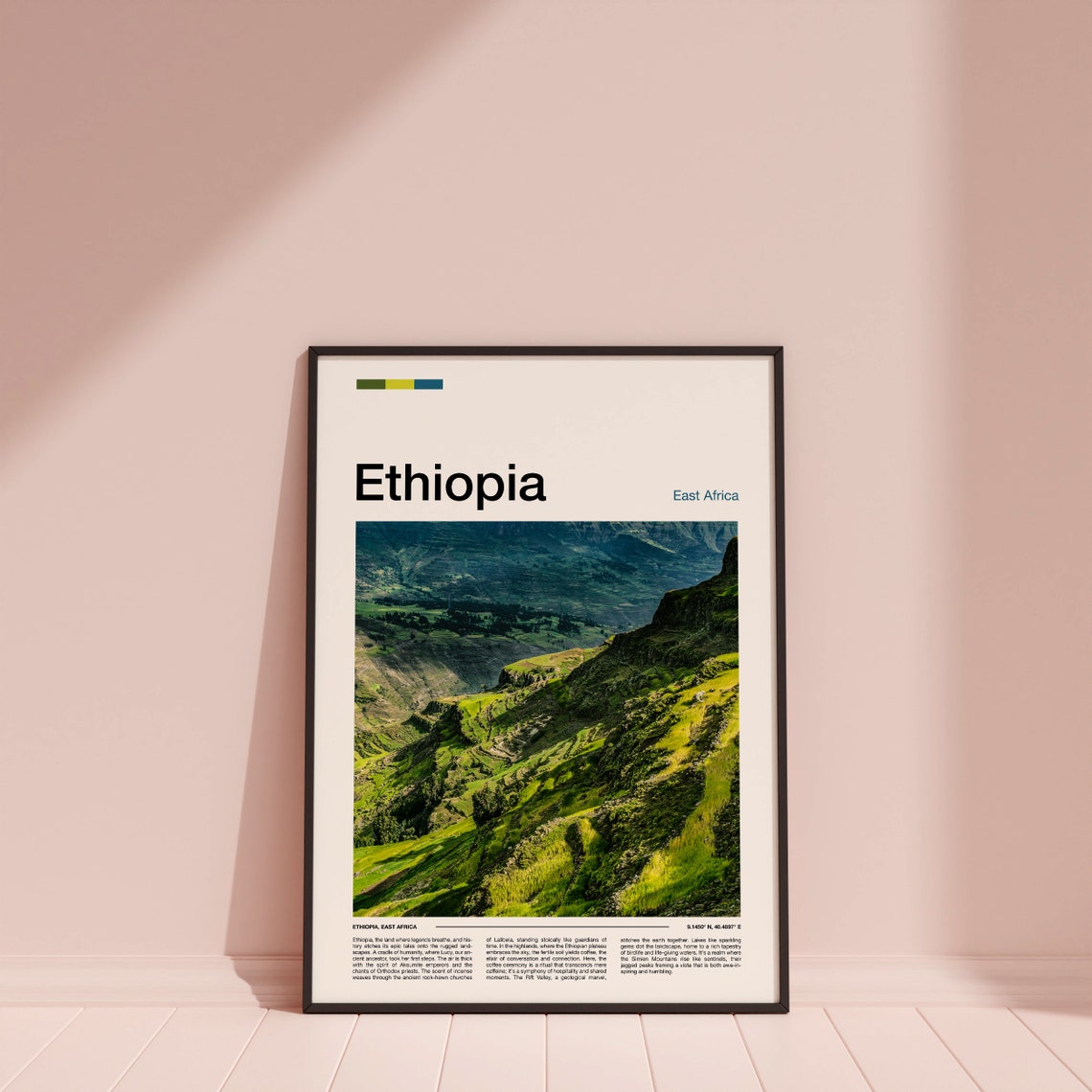 Ethiopia Print Ethiopia Poster Ethiopia Wall Art Ethiopia Art Print Ethiopia Photo Travel Poster Traveler Christmas Gift - Image 4
