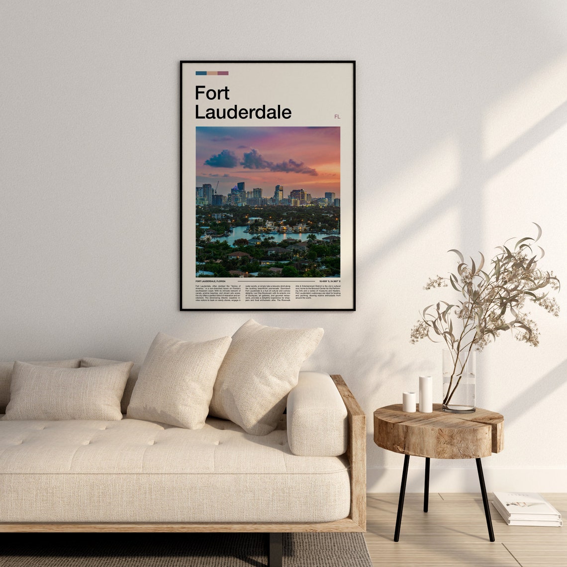 Fort Lauderdale Print Fort Lauderdale Poster Fort Lauderdale Wall Art Fort Lauderdale Art Print Fort Lauderdale Photo Florida Prints - Image 3