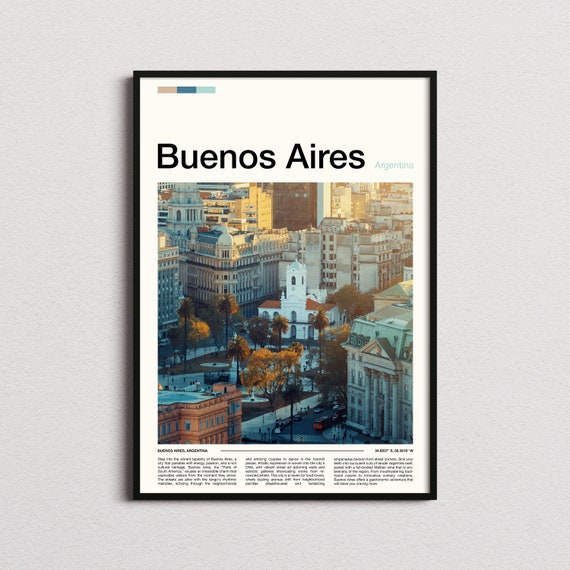 Buenos Aires Print Buenos Aires Poster Buenos Aires Wall Art Argentina Art Print Buenos Aires Photo
