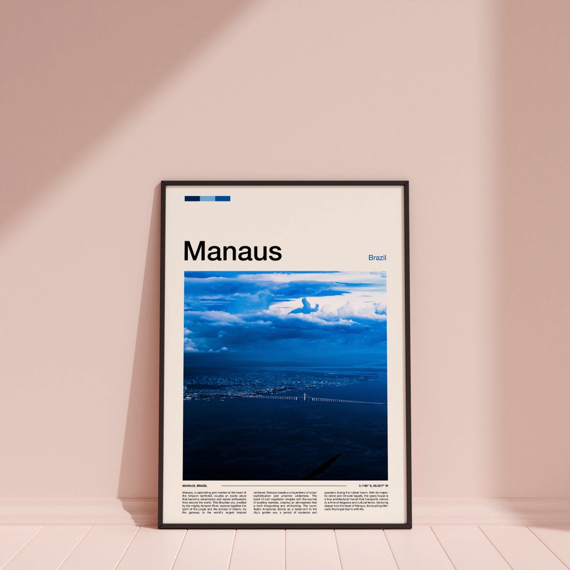 Manaus Print Brazil Poster Manaus Wall Art Manaus Art Print Manaus Photo Manaus Travel Gifts - Image 3