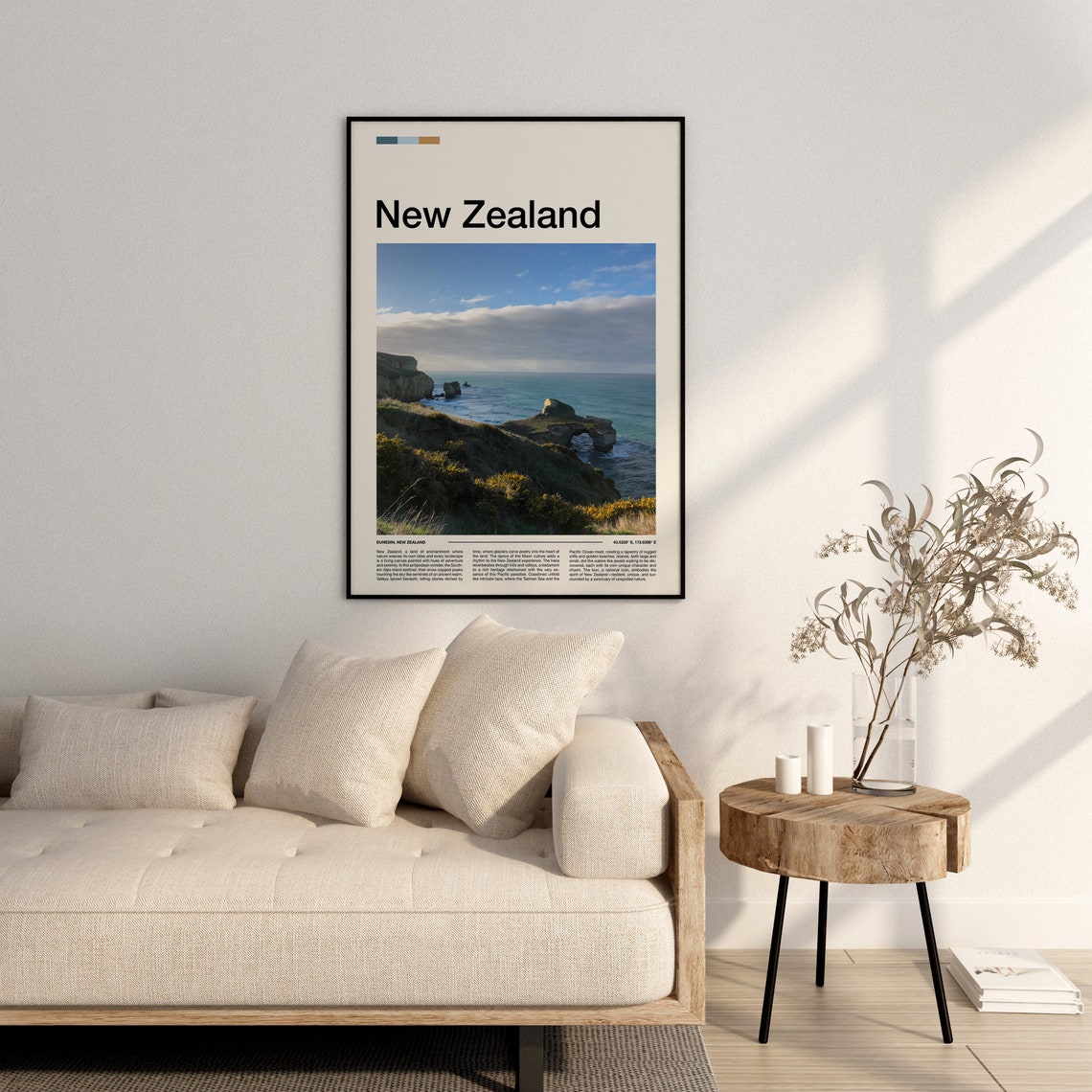 New Zealand Print New Zealand Poster New Zealand Wall Art New Zealand Art Print New Zealand Photo Traveler Gifts Travel Poster - Image 3