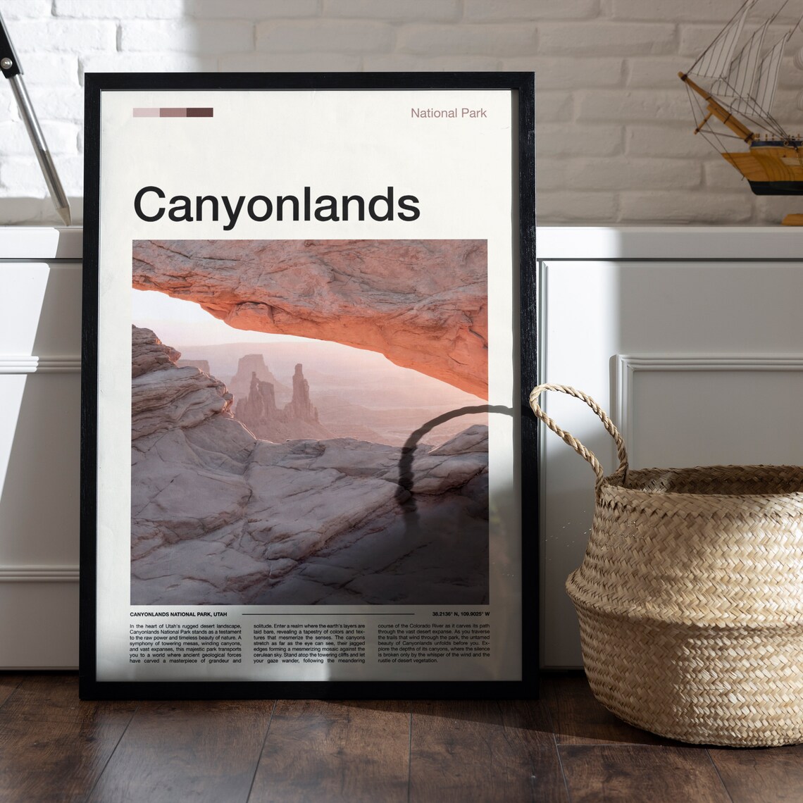 Canyonlands National Park Utah Mesa Arch Desert Sunrise Poster - Image 4