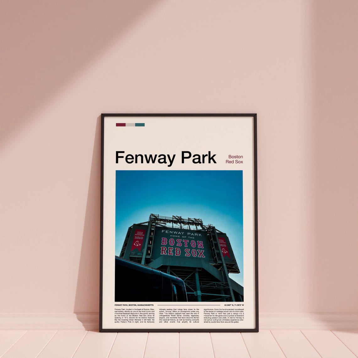 Fenway Park Boston Red Sox Stadium Sign 2018 Champions Poster - Image 4