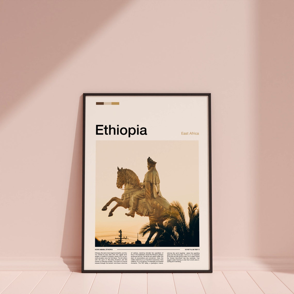 Ethiopia Print Ethiopia Poster Ethiopia Wall Art Ethiopia Art Print Ethiopia Photo Travel Poster Traveler Christmas Gift - Image 3