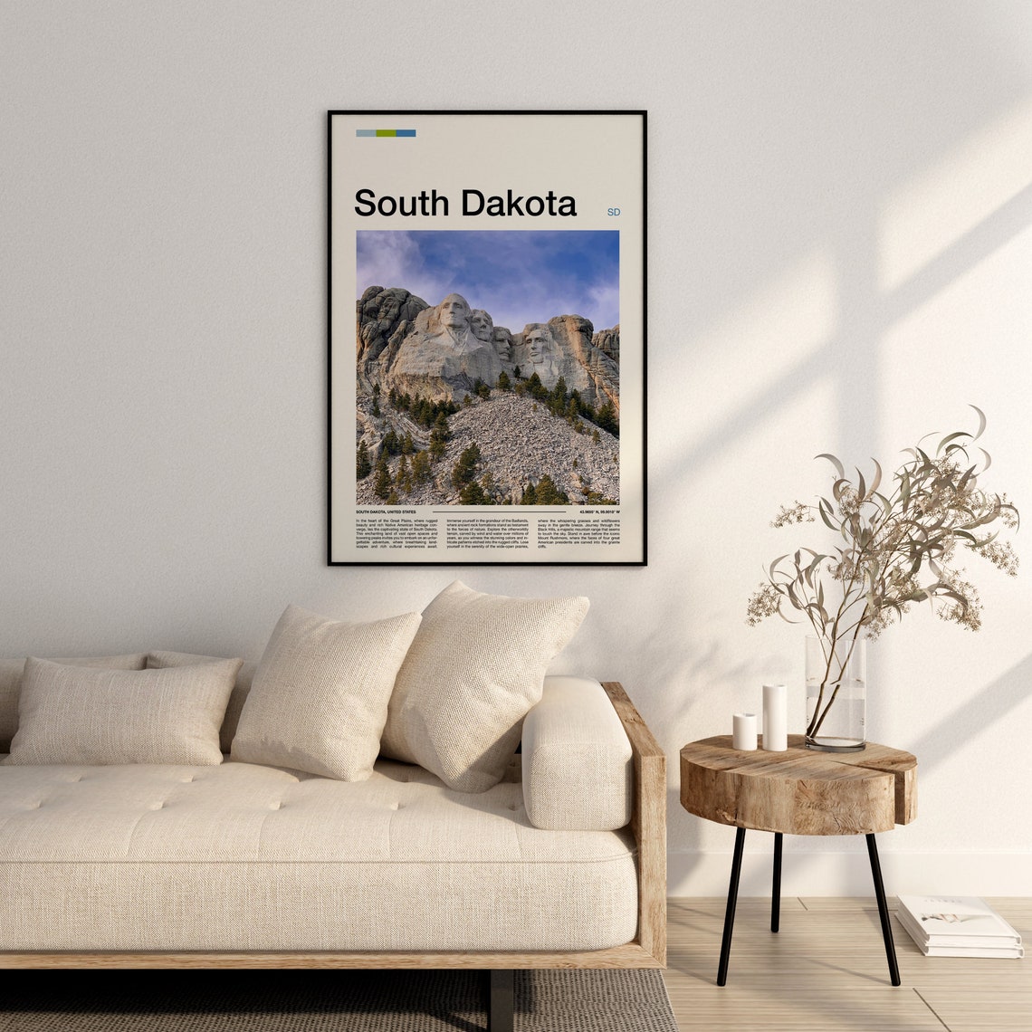 South Dakota Mount Rushmore National Memorial Granite Poster - Image 3