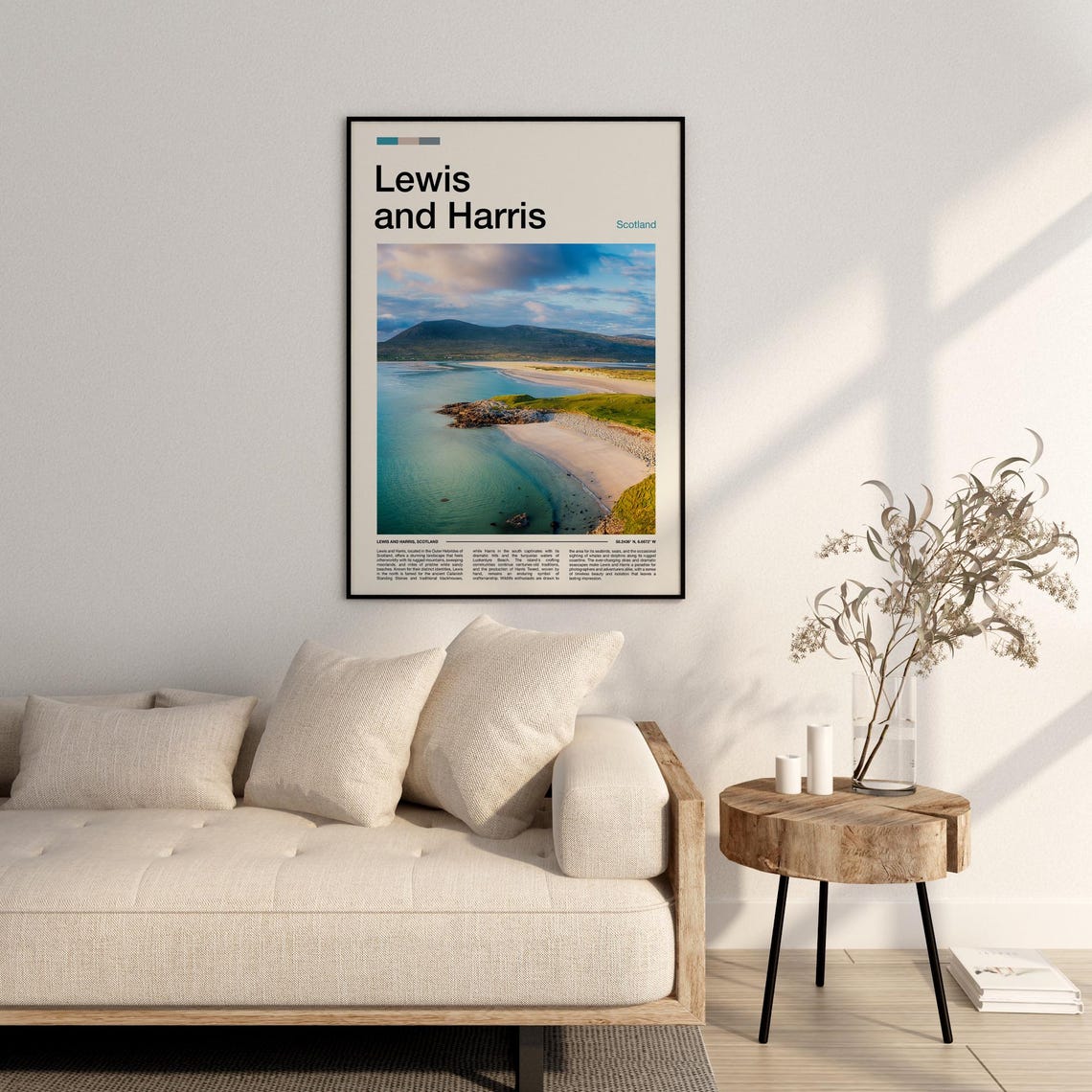Lewis and Harris Scotland Turquoise Beach Coast Photography Poster - Image 4