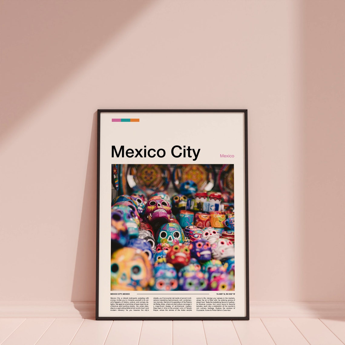 Mexico City Print Mexico City Poster Mexico City Wall Art Mexico City Art Print Mexico City Photo - Image 4