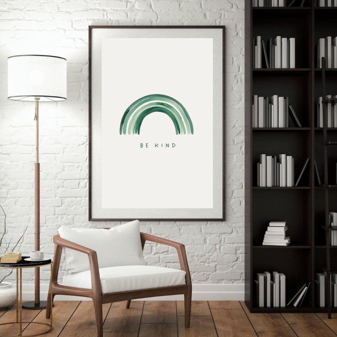 Be Kind Quote, Motivational Inspiration Art Print - Image 2