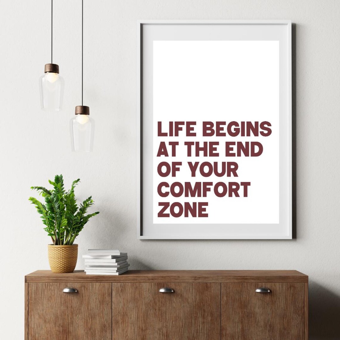 Life Begins At The End Of Your Comfort Zone Poster - Image 3