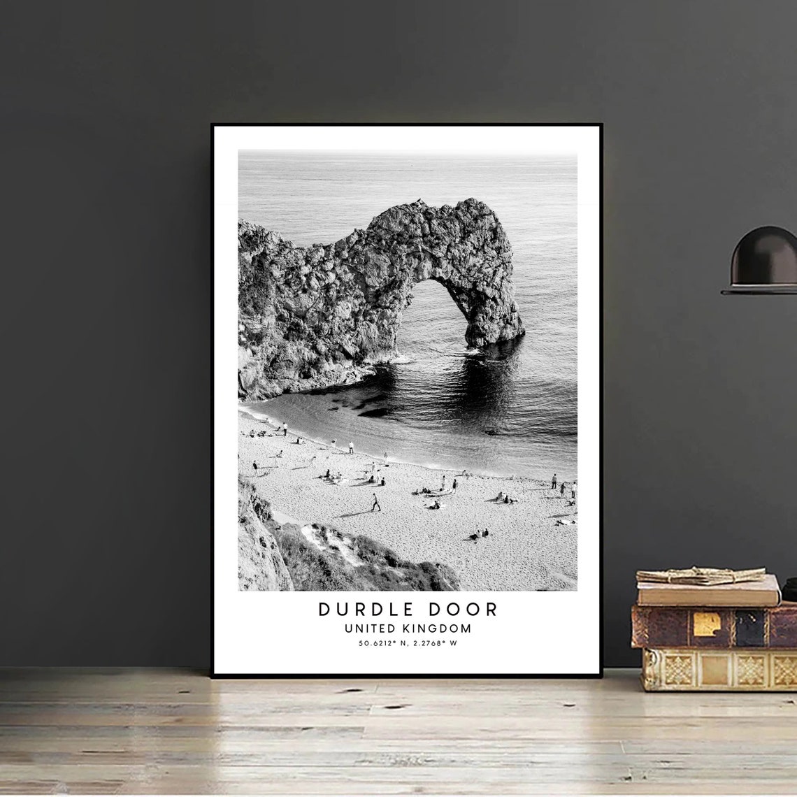 Durdle Door Jurassic Coast Minimalist Wall Art Print - Image 2
