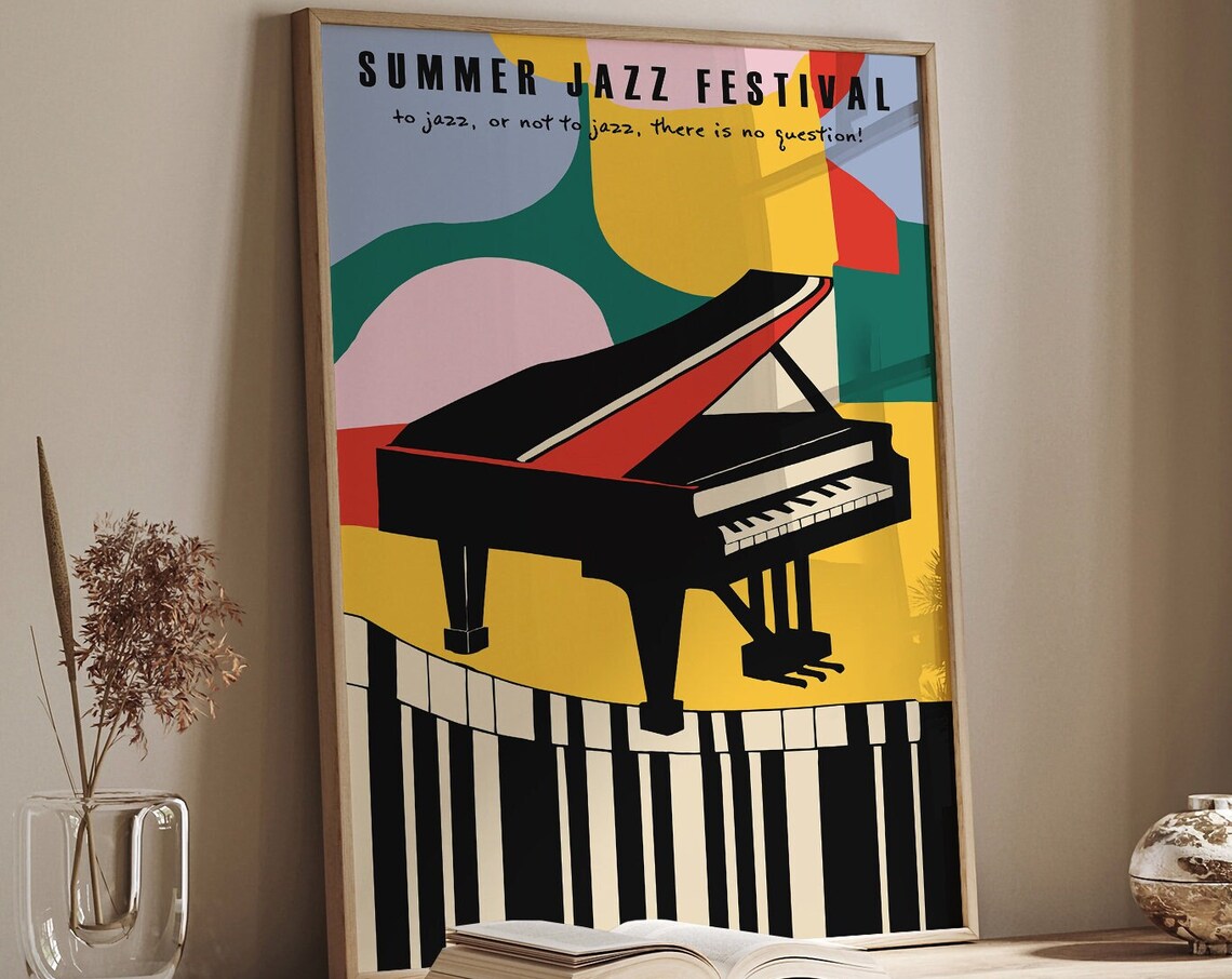 Summer Jazz Festival Grand Piano To Jazz Or Not To Jazz Poster
