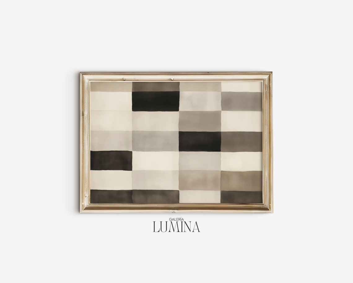 Texture Pattern Abstract Block Watercolor Painting Geometric Tonal Art Contemporary Abstract Wall Art Art Frame Tv Art 365 - Image 2