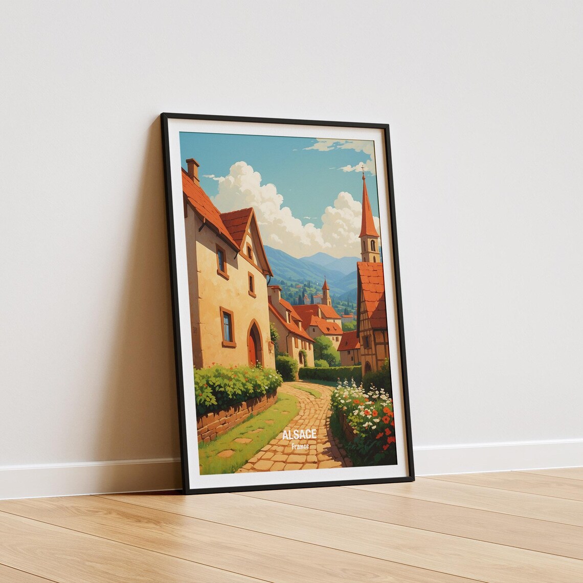 Alsace France Travel Poster Alsace Wall Art Alsace Print French Village Home Decor Gift Idea Travel Enthusiast Decor - Image 5