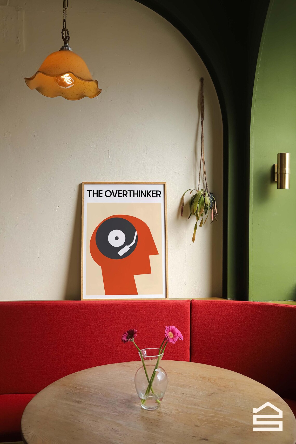 The Overthinker, Unique Modern Retro Poster - Image 4