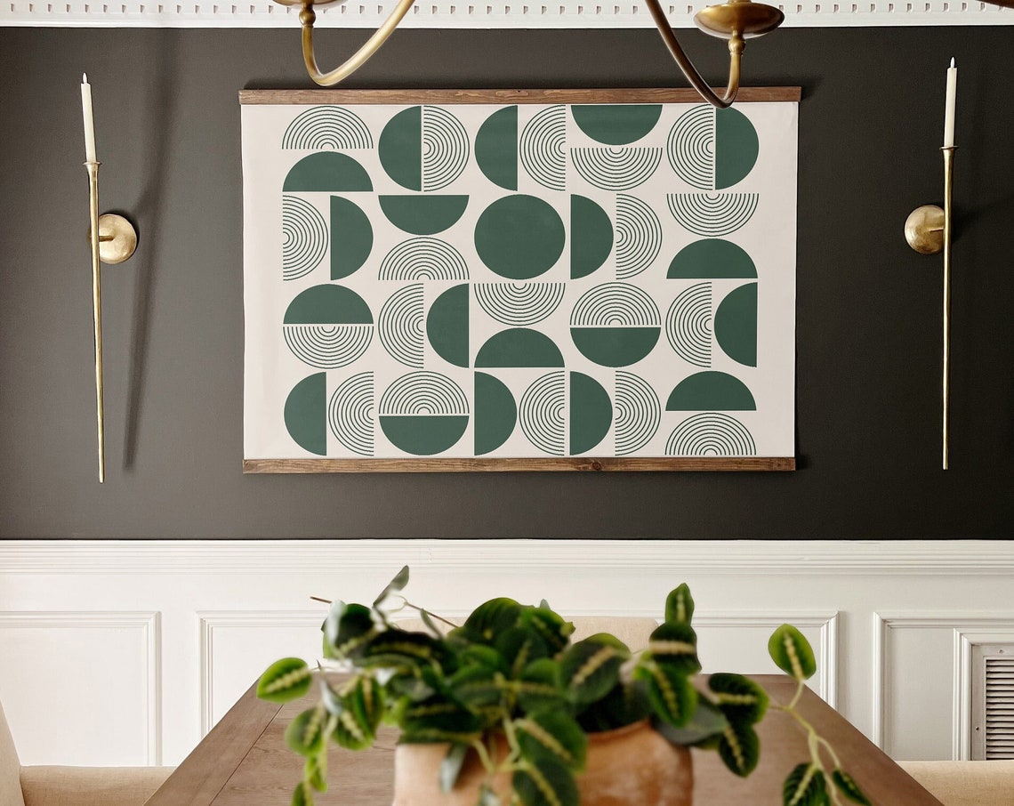 Geometric Wall Art, Mid-Century Modern - Image 3