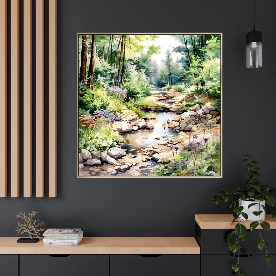 Forest River Nature Poster Print - Image 2