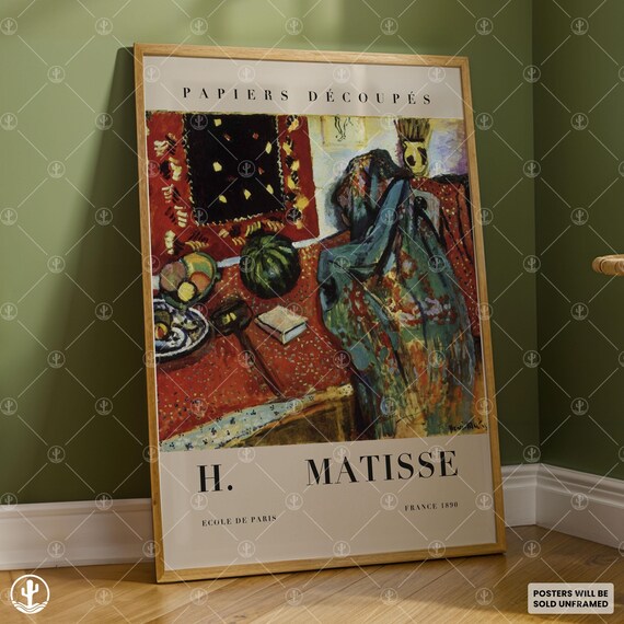 Henri Matisse The Red Studio Interior Fauvist Exhibition Art Poster