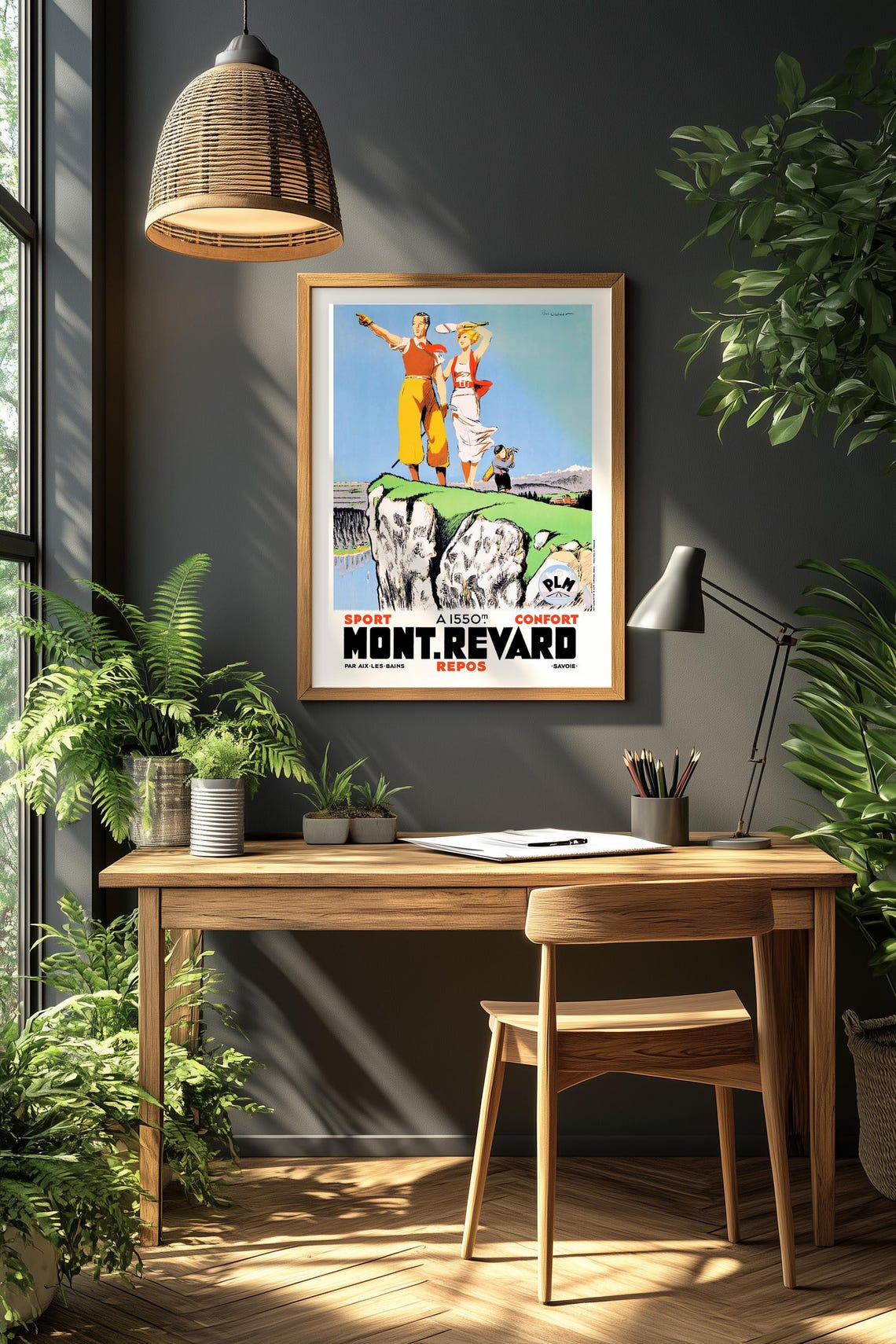 Mont Revard Savoie France Golf Resort Scenic Vintage Travel Poster - Image 2