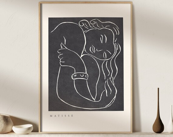 Matisse La Gerbe Minimalist Exhibition Art Print