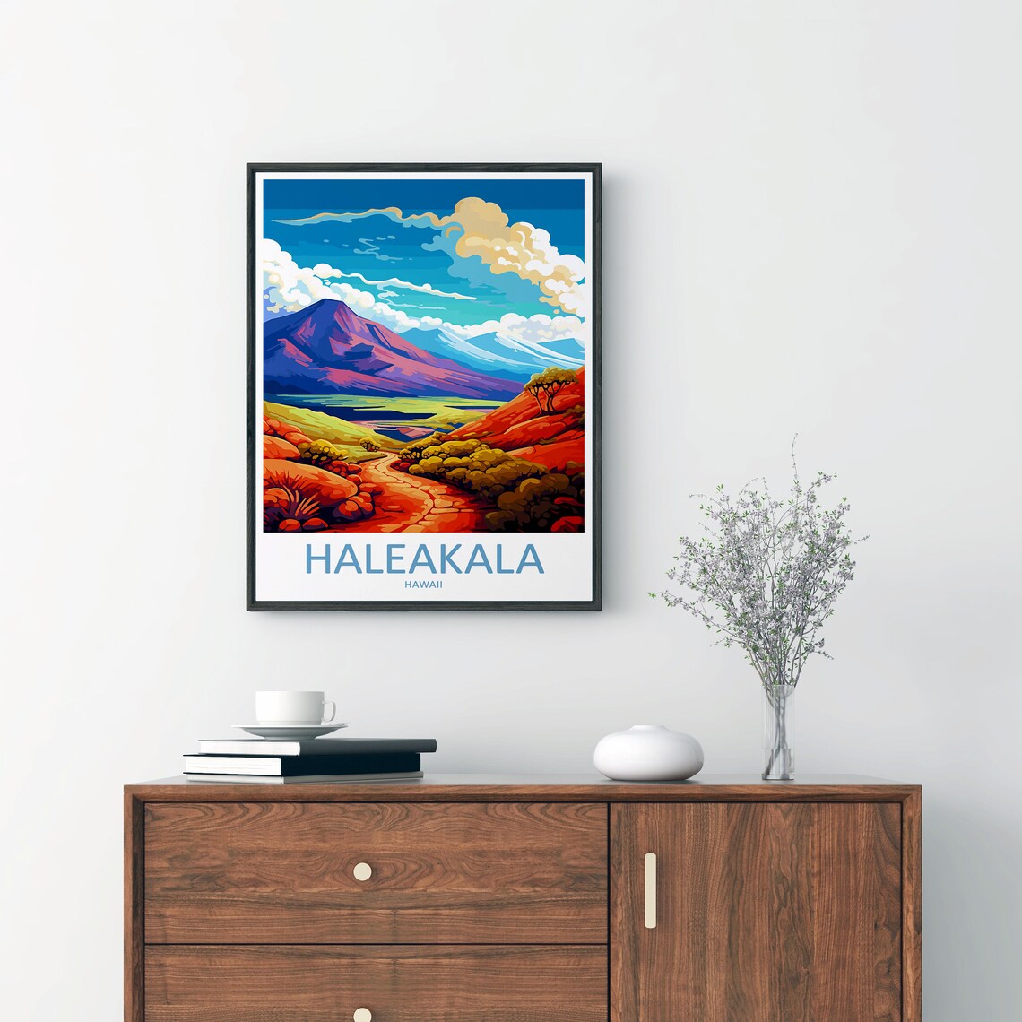 Haleakala Travel Poster, Hawaii Wall Decor - Image 2