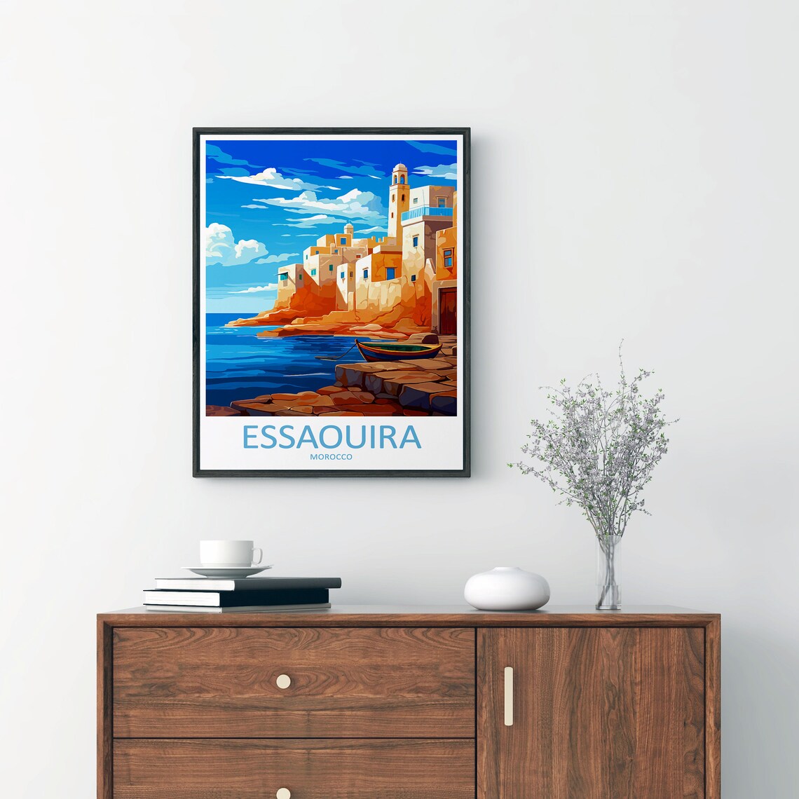Essaouira Travel Poster, Morocco Wall Decor - Image 2