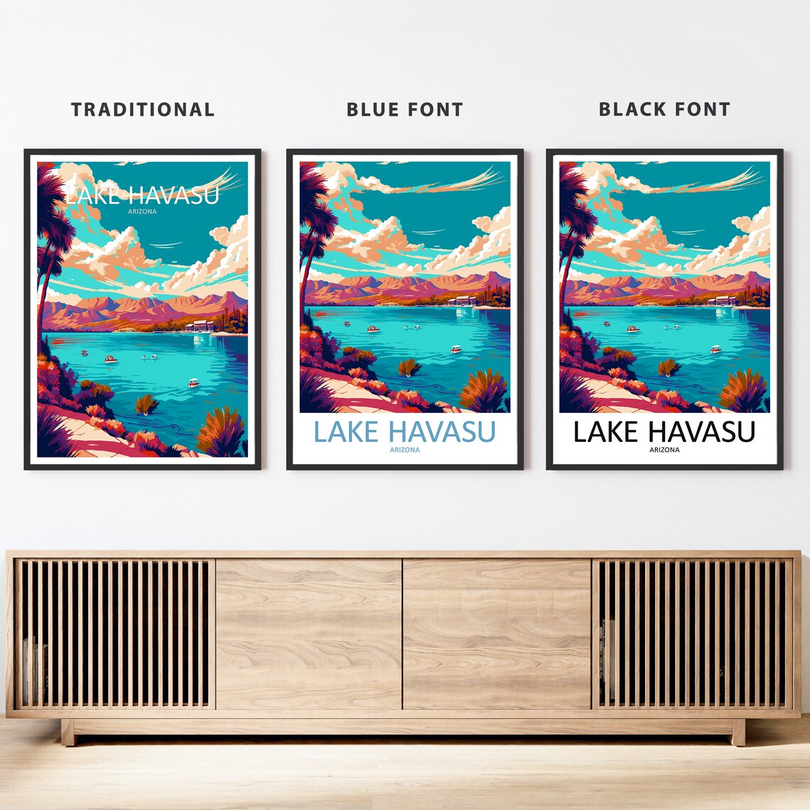 Lake Havasu Travel Poster, Arizona Wall Decor - Image 2