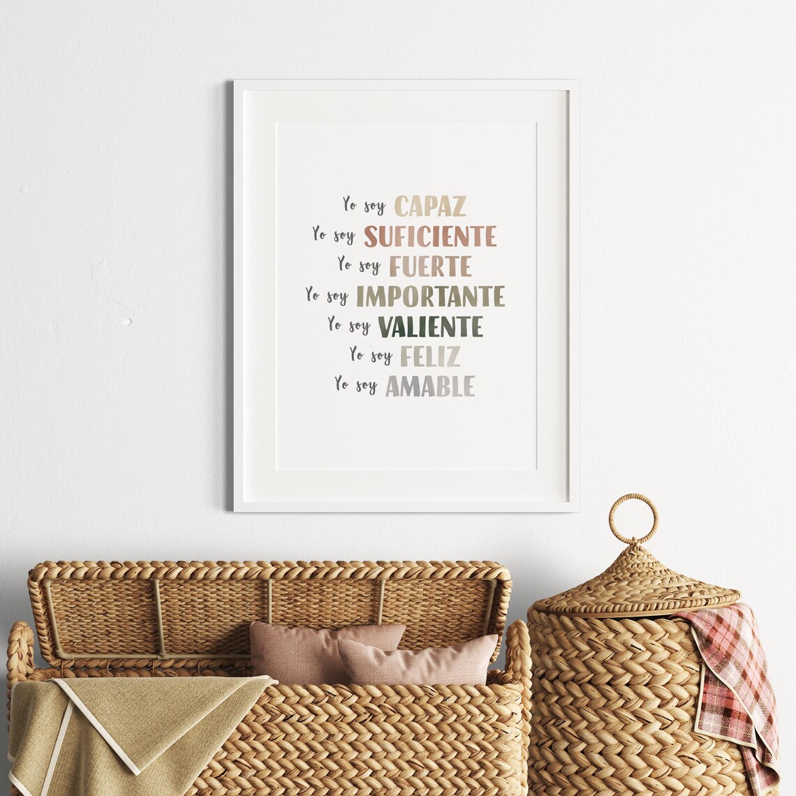 Kids Positive Affirmation In Spanish Poster - Image 3