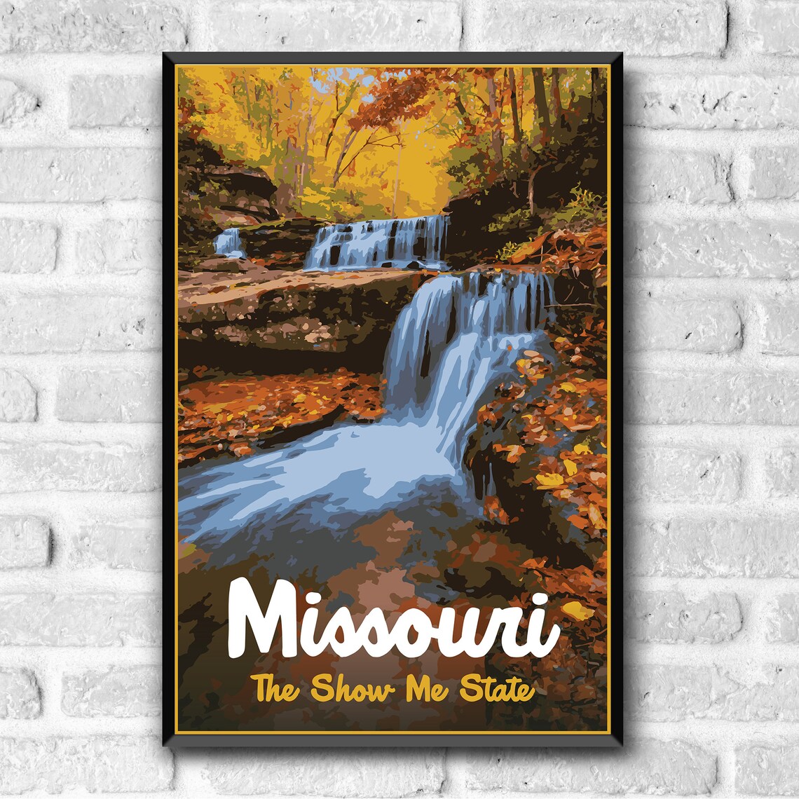 Missouri The Show Me State Vintage Travel Poster - Image 3